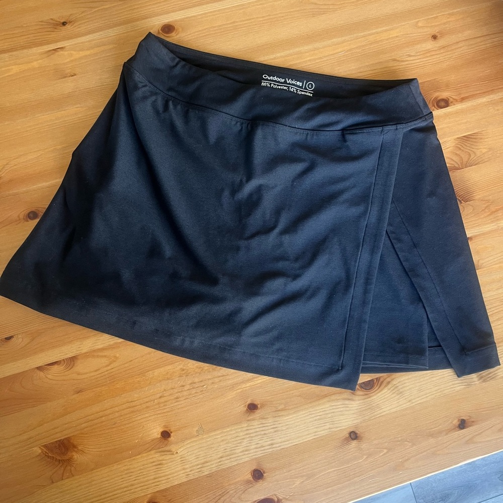 Outdoor Voices Court Skort Black Size Large